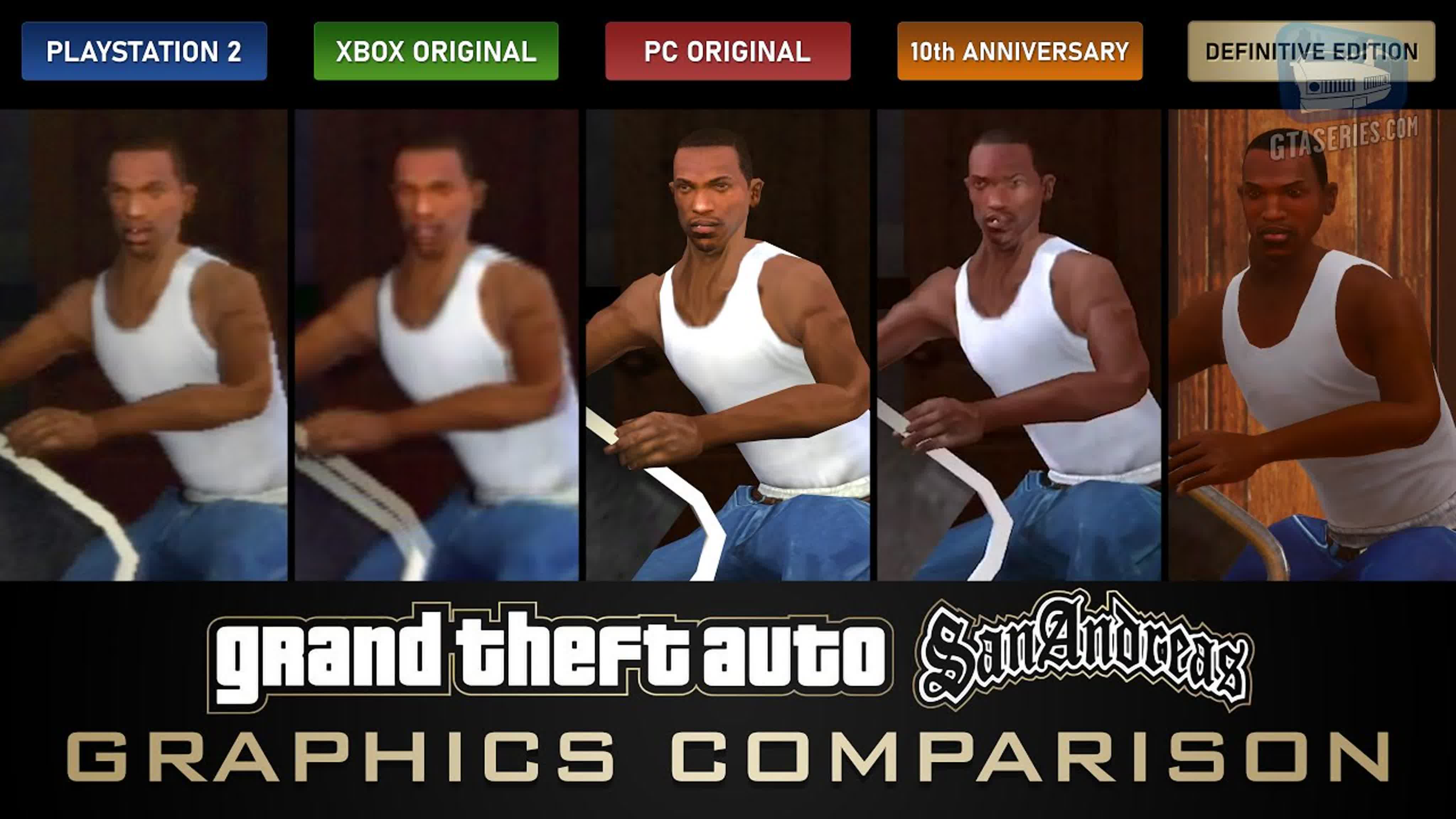 Gta san andreas remastered 2021. GTA sa Definitive Edition vs Original. ГТА Сан андреас на пс4. ГТА Сан андреас Ремастеред. ГТА Сан андреас Ремастеред 2021.